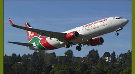 kenya aiways plane